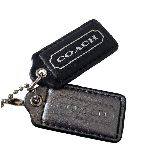 Coach 2012 Poppy Gray & Silver Metallic Signature Jacquard Crossbody Bag 12 x 8" - Picture 14 of 15